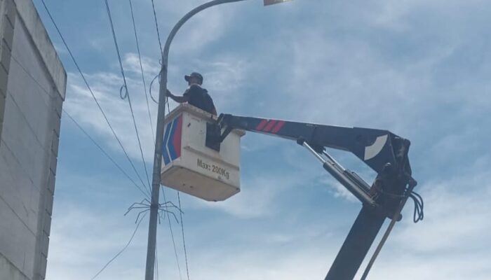 Dishub Kota Sukabumi Tuntaskan 169 Pengaduan PJU Rusak