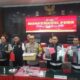 HUKUM: Polres Sukabumi Kota saat merilis sejumlah kasus kejahatan yang berhasil diungkap belum lama ini. (Dok: Polres Sukabumi Kota).