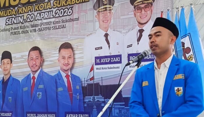 Sudar Fauzi Terpilih Aklamasi Pimpin KNPI Kota Sukabumi