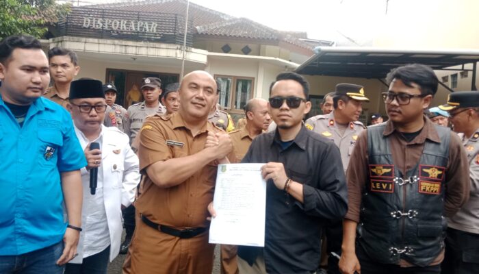 Dualisme KNPI Kota Sukabumi, Kubu Tantan Gelar Aksi di Disporapar