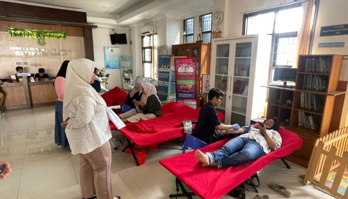 Baksos Kecamatan Baros, Target 112 Labu Darah