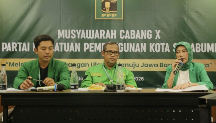Muscab PPP Kota Sukabumi Tetapkan 3 Formatur, Belum Ada Ketua Terpilih