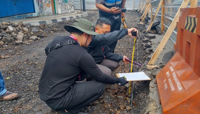 Inspektorat Temukan Kekurangan di Proyek Jalan Gudang Kota Sukabumi