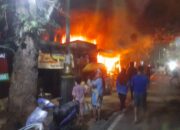 Detik-detik Gedung PAUD dan Posyandu di Cibadak Ludes Terbakar