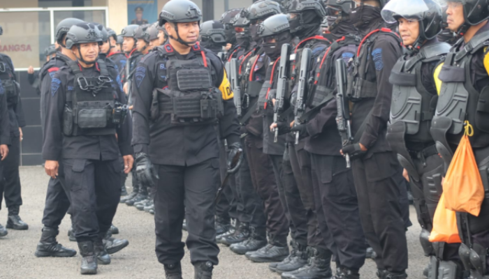 Besok, May Day Internasional: Satbrimob Polda Jabar Siapkan Pengamanan