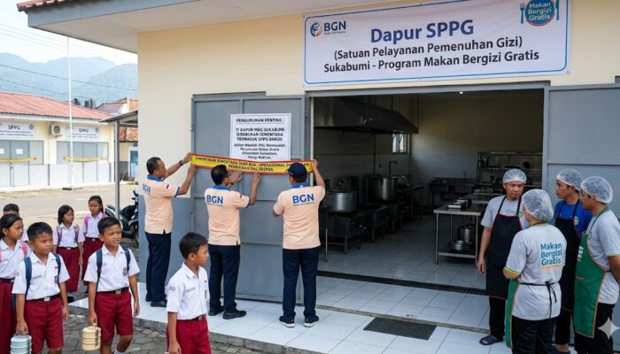 Bermasalah, BGN Bekukan 11 Dapur Bergizi di Sukabumi