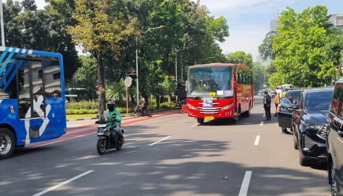 May Day di Monas, Lalu Lintas Tetap Dibuka