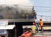 Detik detik Kebocoran Gas Picu Kebakaran Ruko di Warudoyong