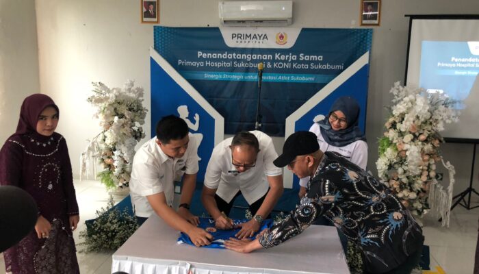 Gandeng Primaya Hospital, KONI Kota Sukabumi  Jamin Kesehatan Atlet