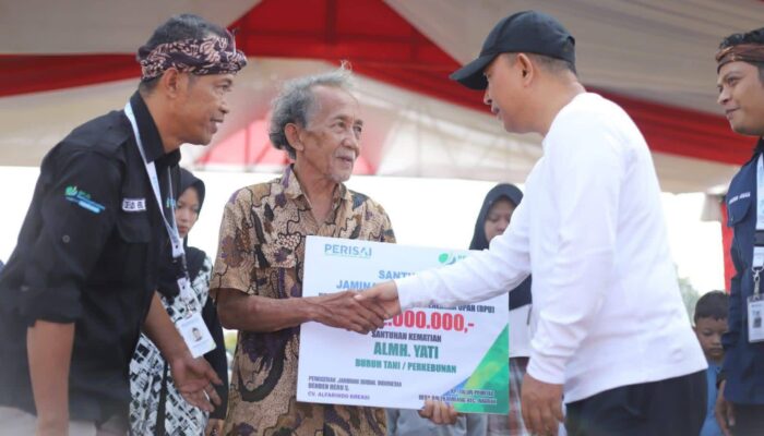 Hadir di Nagrak, Wabup Andreas Ajak Pekerja Mandiri Masuk BPJS