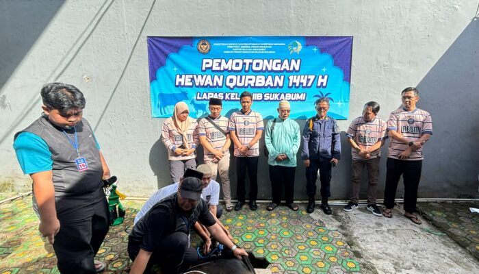 Lapas Sukabumi Rayakan Idul Adha