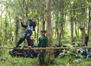 Tak Piknik, Ratusan Siswa SMAN 1 Jampangtengah Pilih Taklukkan Rintangan Marinir