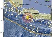 Getaran Gempa 4,6 SR Terasa di Sukabumi, Tidak Berpotensi Tsunami