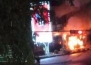 May Day di Bandung Ricuh, Pos Polisi Dibakar Lalu Lintas Lumpuh Total