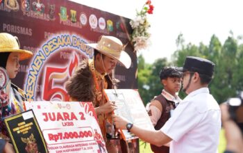 Wakil Wali Kota Sukabumi, Bobby Maulana, menghadiri penutupan PORISMAS 2026 di Lapang Soetadji R, Setukpa Lemdiklat Polri