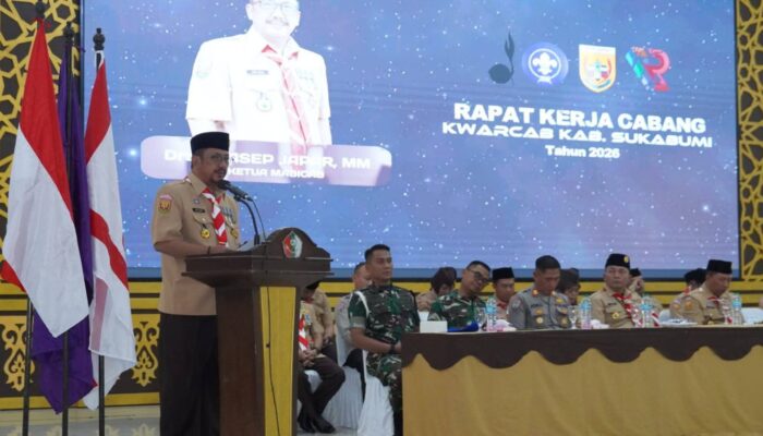Pramuka Sukabumi Didorong Jadi Garda Terdepan Aksi Kemanusiaan