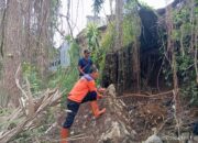 BPBD Kota Sukabumi Tindaklanjuti Longsor TPT di Permukiman Warga