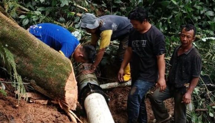 Longsor Rusak Pipa Perumda TJM, Ribuan Konsumen Terdampak