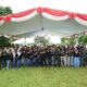 KOORDINASI: Bappeda Kota Sukabumi bersama sejumlah pemangku kepentingan saat menghadiri peringatan Hari Buruh Internasional (May Day) 2026 di Taman Rekreasi Selabintana, Kota Sukabumi.