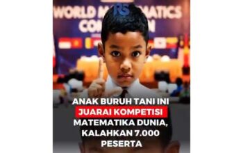 Anak Buruh Tani Ini Juarai Kompetisi Matematika Dunia