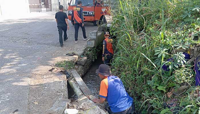 BPBD Kota Sukabumi Sisir Titik Rawan Banjir di Kelurahan Babakan