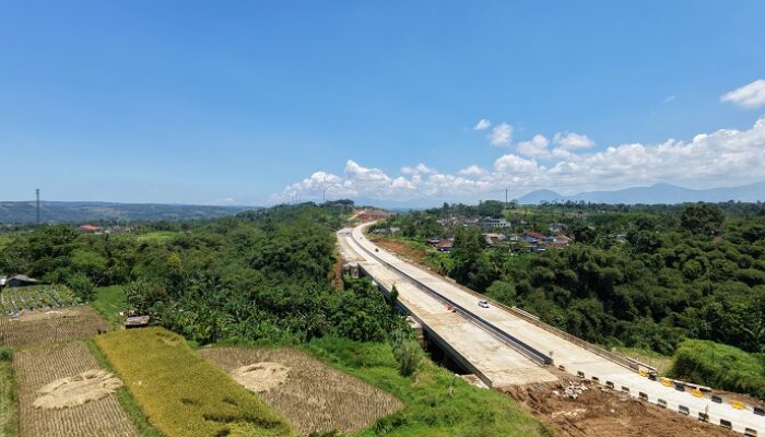 Tol Bocimi Seksi 3 Exit Cibolang Selesai Akhir Tahun, Pembangunan Capai 81,49%