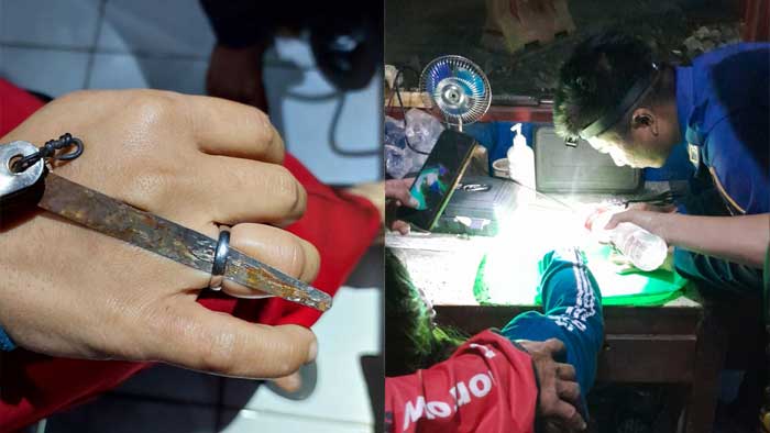 Damkar Sukabumi Potong Cincin