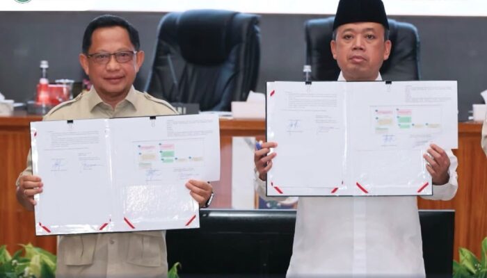 Menteri Nusron dan Tito Karnavian Sepakat Percepat Integrasi Lahan Pertanian