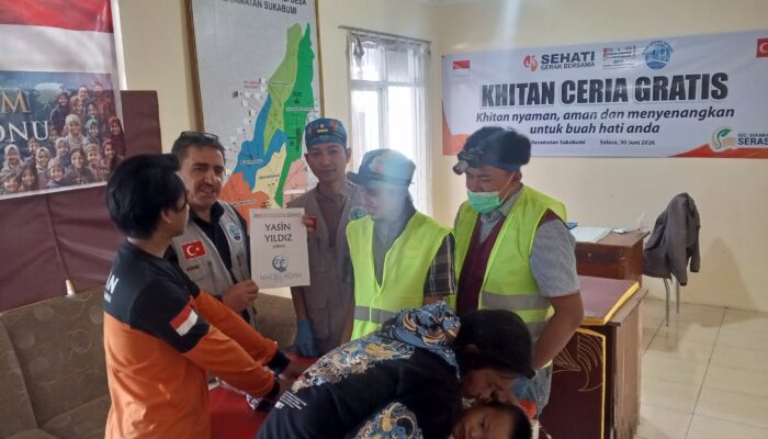 Gandeng Sehati, Asosiasi Asal Turki Gelar Sunatan Massal