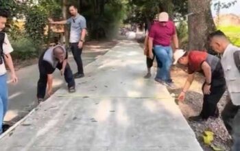 Bupati Sukabumi Sidak Pembangunan Jalan Sukaraja -Paldua