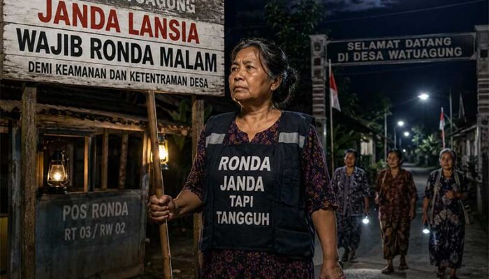 Viral Janda Lansia Wajib Ronda Malam dan Denda