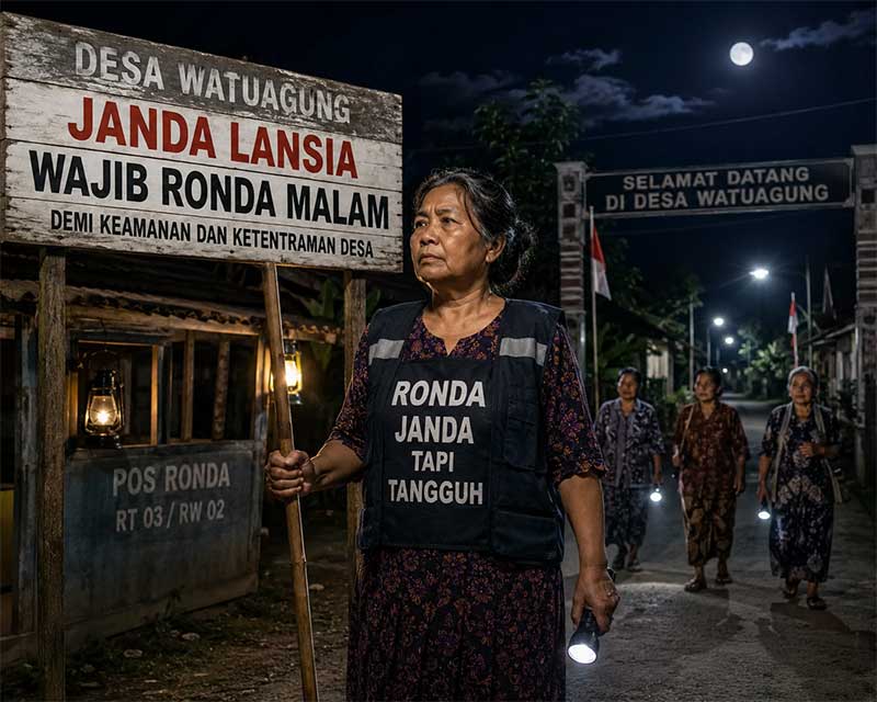 Ilustrasi Janda Ronda