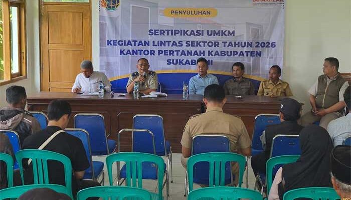 Kantah Sukabumi Genjot Sertipikasi Tanah UMKM Lewat Linsek 2026