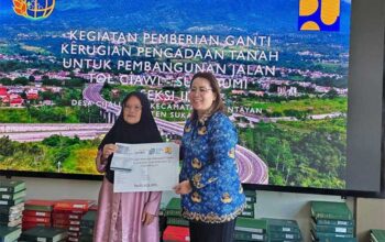Kantah Sukabumi Tuntaskan Ganti Rugi Tol Ciawi-Sukabumi Seksi III