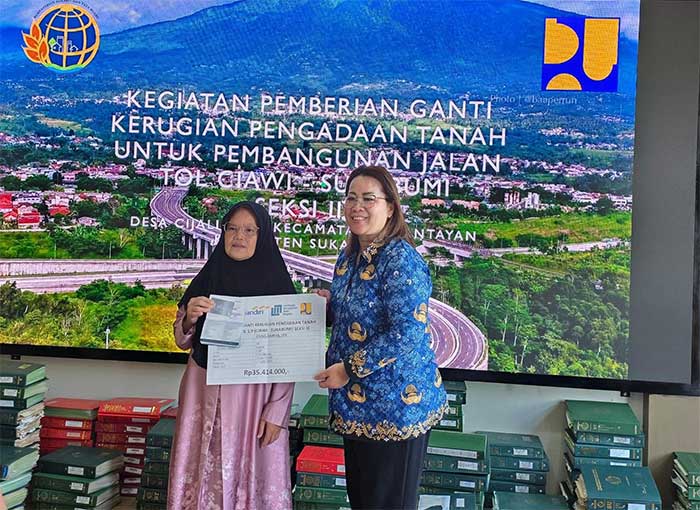 Kantah Sukabumi Tuntaskan Ganti Rugi Tol Bocimi