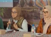 Kepala DKUKM Kabupaten Sukabumi, Sri saat membuka kegiatan Pelatihan