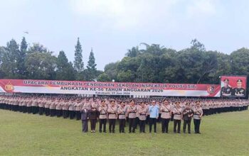 1.161 Peserta Sekolah Inspektur Polisi Angkatan 56 Resmi Digembleng di Setukpa Lemdiklat Polri