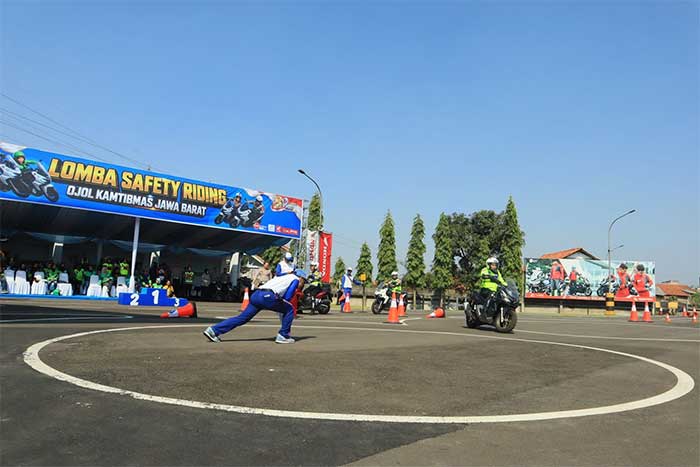 Tingkatkan Budaya #Cari_Aman, Polda Jabar dan Honda Gelar Kompetisi Safety Riding 2026