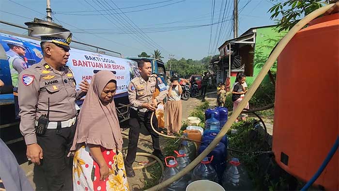 Satlantas Polres Sukabumi Kota Kucurkan