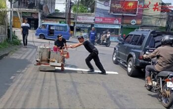 Dishub Kota Sukabumi Percantik Marka Jalan Demi Keselamatan