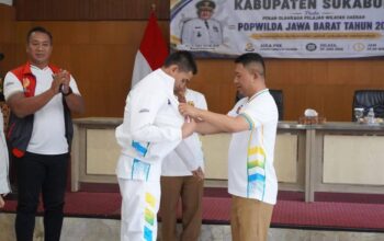 Wabup Sukabumi Lepas Atlet Popwilda Jawa Barat 2026