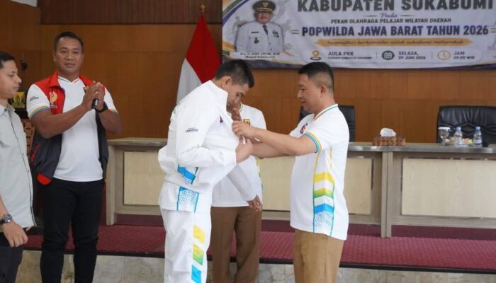 Wabup Sukabumi Lepas Atlet Popwilda Jawa Barat 2026