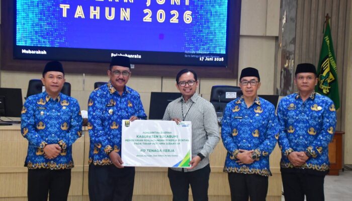 Komitmen Pemkab Sukabumi, 417 Pekerja Rentan jadi Peserta BPJS Ketenagakerjaan