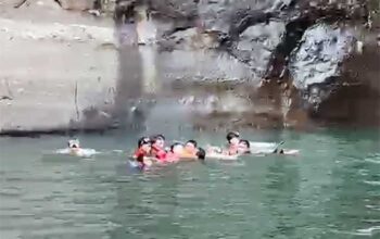 Wisatawan Asal Simpenan Tenggelam di Curug Larangan, Diduga Kram Saat Berenang
