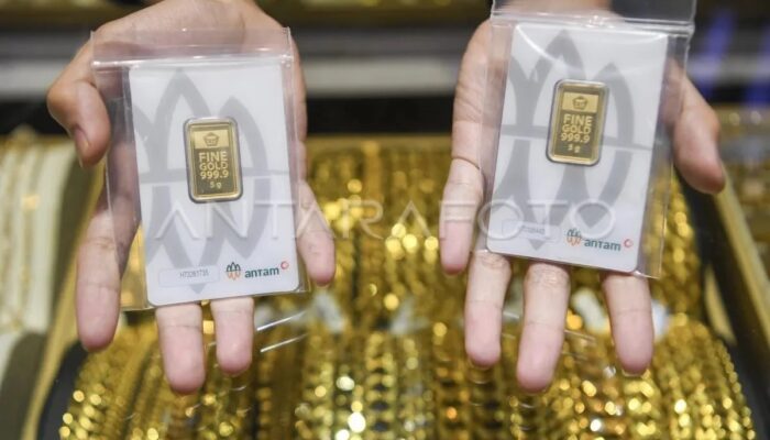Harga Emas Antam Hari Ini, Buyback Naik Rp20 Ribu, Rp2,655 Juta per Gram