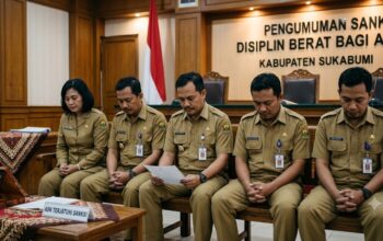 Lima ASN Kabupaten Sukabumi Dijatuhi Sanksi Berat