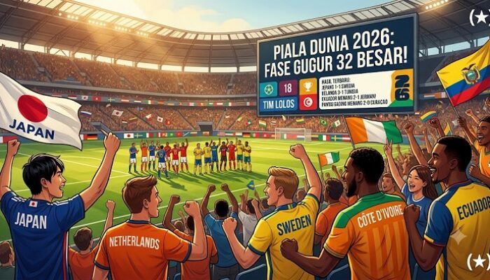 Pagi ini, 18 Tim Sudah Pastikan Lolos ke Babak 32 Besar Piala Dunia 2026