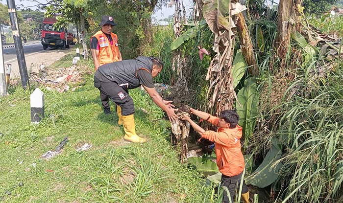 BPBD Kota Sukabumi Sapu Bersihkan Sampah