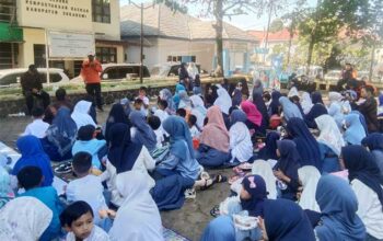 BPBD Sukabumi Edukasi Ratusan Anak dan Orang Tua soal Mitigasi Bencana