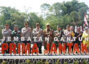Bupati dan Kapolres Sukabumi Kota Resmikan Jembatan Gantung Jantake
